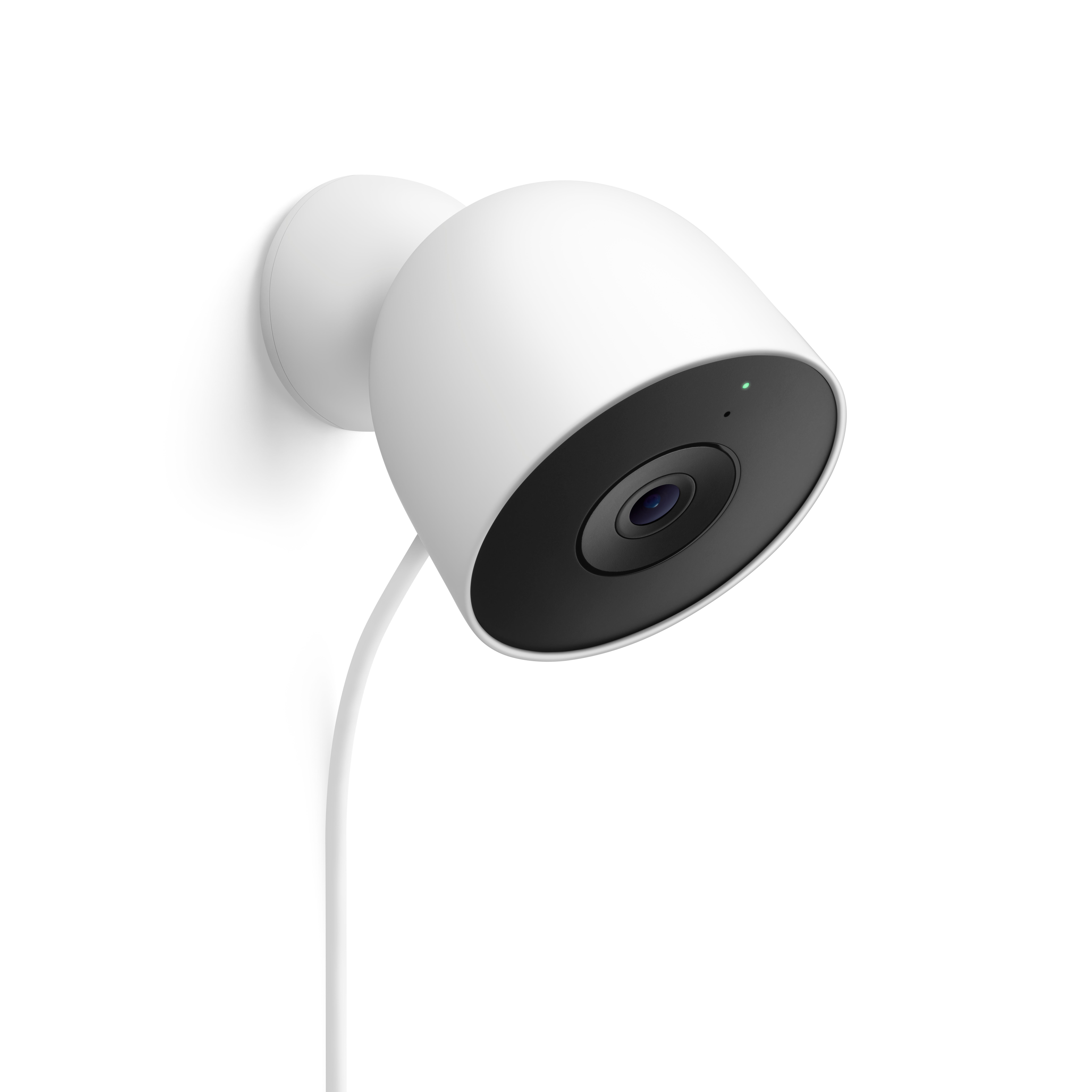 Google Nest Cam Outdoor (Wired, 2nd Gen) - 2K Video and Gemini - Snow