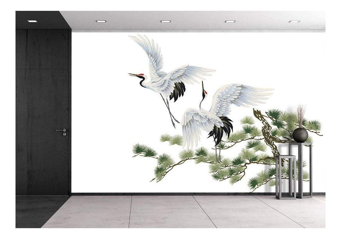Wall26 a Japanese Crane Removable Wall Mural Selfadhesive Large
