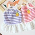 thumbnail image 4 of Pet Clothes Kitten Puppy Teddy Bear Pomeranian Dog Clothes Summer Thin Breathable Princess Dress, 4 of 7