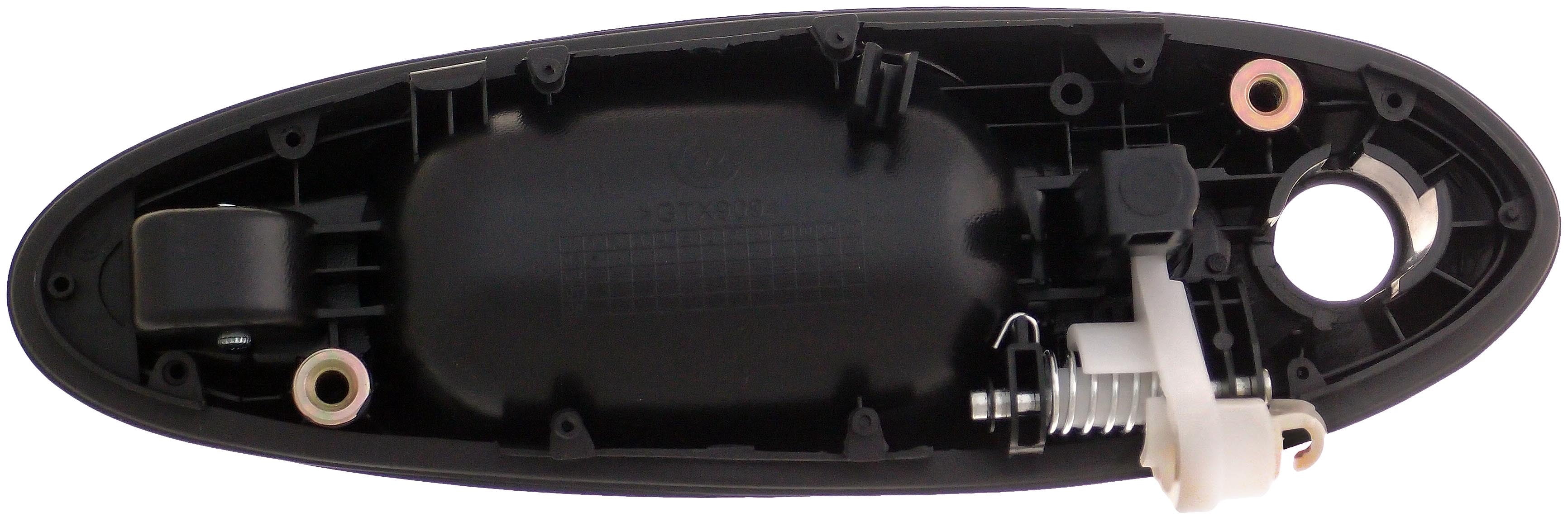 Dorman 83490 Front Driver Side Exterior Door Handle for Specific Hyundai Models, Smooth Black
