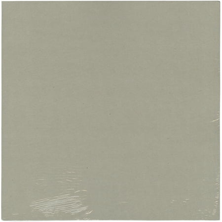 Doodlebug Textured Cardstock 12"X12"-Pearl Gray