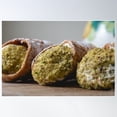 thumbnail image 2 of Traditional Sicilian Cannoli With Pistachio Â€“ Authentic Italian Pastry Poster Wall Art, Modern Wall Decor For Living Room Bedroom, 24x36 UNFRAMED, 2 of 3