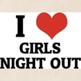 thumbnail image 2 of CafePress - I Love Girls Night Out Tote Bag - Unisex Canvas Tote Bag, Beige, 1-Piece, 2 of 6
