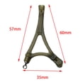 thumbnail image 5 of Side Bends, 10PCS Reusable Durable Practical Carp Rigs Tool Side Bends for Feeder Cage - With rolling swivel, 5 of 5