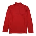 thumbnail image 2 of ASICS Mens Solid Henley Shirt red S, 2 of 2