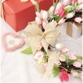 thumbnail image 4 of Artificial Tulip Flower Decorative Wreath, 4 of 12