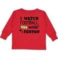 thumbnail image 3 of Inktastic I Watch Football with My Pawpaw Boys Long Sleeve Toddler T-Shirt, 3 of 5