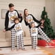 thumbnail image 1 of Nuevo conjunto navideño para padres e hijos con estampado de cervatillo a cuadros, pijama familiar de dos piezas con cabeza de ciervo a la moda europea y americana, 1 of 5