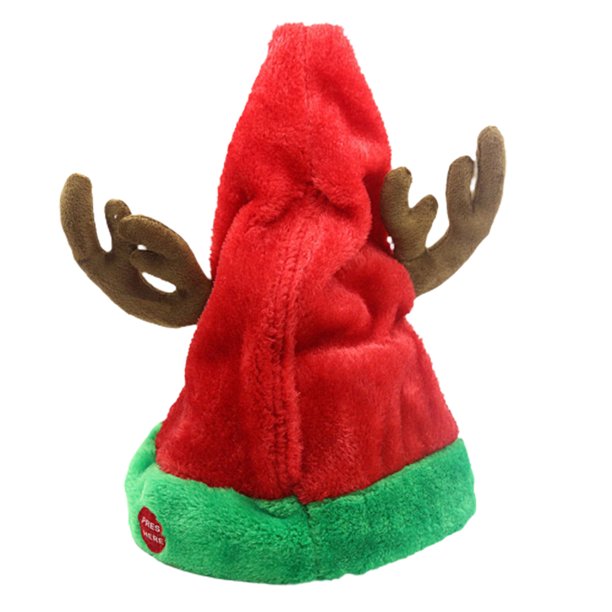 Música Eléctrica Sombrero De Navidad Ciervo Cuerno Columpio Sombrero Fiesta De Navidad Ropa Y Accesorios Minnieouse HA037652-00
