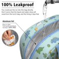 thumbnail image 5 of Womens LightBlue Cartoon Dinosaurs Cacti Pattern Lunch Box for Work,Insulated Lunch Bag for Women,Loncheras Para Mujer,Leakproof Adult Lunch Bag for Work,Beach,Travel,Picnic,Camping, 5 of 7