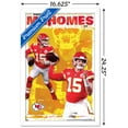 thumbnail image 3 of NFL Kansas City Chiefs - Patrick Mahomes II 20 Wall Poster, 14.725" x 22.375", Framed, 3 of 6