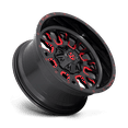 thumbnail image 2 of Fuel 1PC Aluminum Rim D612 STROKE 20X9in Gloss Black Red Tinted Clear Finish, D61220902650, 2 of 3