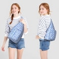 thumbnail image 3 of Paw Design Sling Backpack - Cute Cat Theme Shoulder Bag, Compact for Students & Fashionable Young People, 3 of 4
