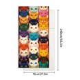 thumbnail image 3 of Fwttom 2 in 1 Beach Towel Oversized, Microfiber Beach Towel 28" X 56" Super Absorbent Lightweight Thin Compact Portable Beach Blanket Towel for Travel Pool Men Women Kids, Beach Bag, 3 of 6