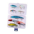 thumbnail image 2 of koolsoo Leurres de Pêche Articulés Accessoires de Pêche Réalistes pour Achigan Brochet Perche 8 Pcs, 2 of 9