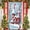 Multicolor, variant on Zawou 35 X 71 Inch Christmas Door Cover Santa Claus Pattern, Colorful Holiday Front Door Banner, Indoor Outdoor Seasonal Party Decoration