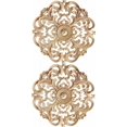 thumbnail image 4 of Apliques de madera creativos, material de madera natural para proyectos de renovación de muebles, patrones de tallado exquisitos, apliques de múltiples aplicaciones, decoración elegante de muebles (2, 4 of 5
