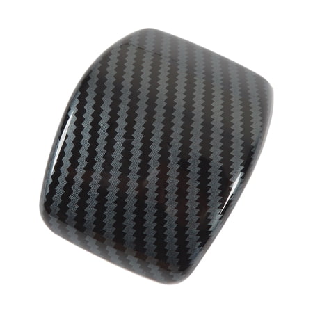 LAZIOEGR Gear Shift Knob Cover Carbon Fiber Pattern ABS Protective Shift Head Sticker Replacement for Toyota Land Cruiser LC300 2023 Interior Decor (5.12 inches / 13 cm)