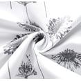 thumbnail image 2 of DriftAway Pissenlit Motif Floral Botanique Semi-Transparent 3 Pcs Poche pour Tringle Ensemble de Rideaux de Fenêtre de Cuisine, 2 of 3