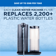 Aquasana Clean Water Machine - Countertop Water Filter System - AQ-CWM2-B
