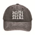 thumbnail image 1 of Gorra de béisbol para exteriores de Europa y Estados Unidos, sombrero para el sol con bordado de letras de tres líneas, sombrero para padres, 1 of 2
