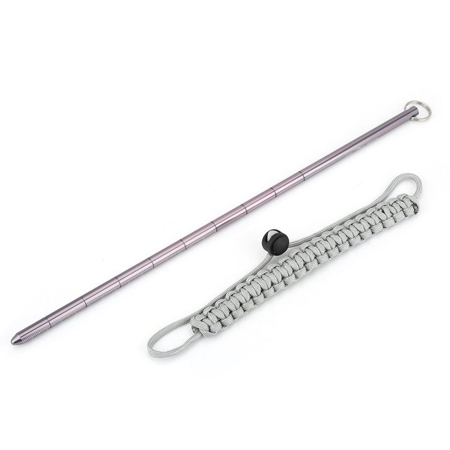 FAGINEY Scuba Diving Noise Maker Stick Rod Pointer with Parachute Lanyard, Diving Rod, Diving Stick Pointer