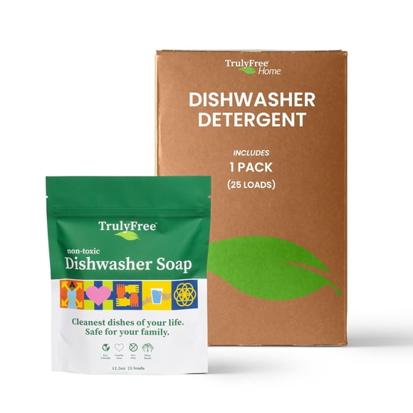 Detergente en polvo para lavavajillas Truly Free, 370 ml, 1 paquete
