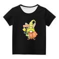 thumbnail image 2 of Augper Haut à Manches Courtes Imprimé Ufs de Pâques Nain Mode pour Enfants Garçons Filles Col Rond, 2 of 4