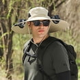 thumbnail image 4 of SNNROO Solar Fan Outdoor Fishing Hat  Men Sun Hat with 2 Solar Fans  3 Speed Adjustable - Effective Sun Protection - Breathable Mesh Material - USB/Solar Powered - Ideal for Fishing  Gard, 4 of 4