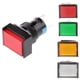 thumbnail image 3 of Interruptor de botón pulsador de resorte cuadrado momentáneo DC 12V 16m luz LED rojo Zulema interruptor de botón, 3 of 7