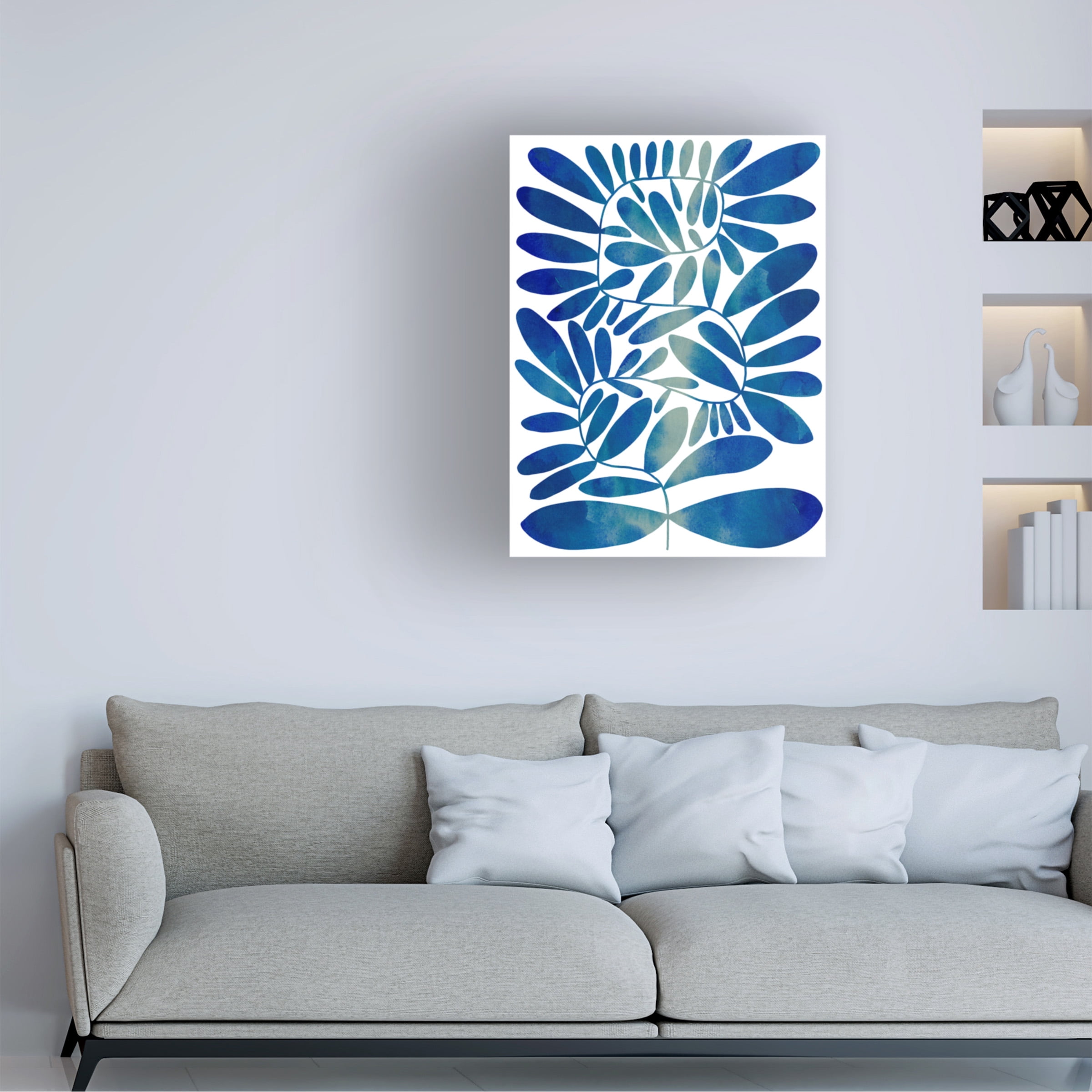 Emma Caroline 'Summer Sprig II' Canvas Art