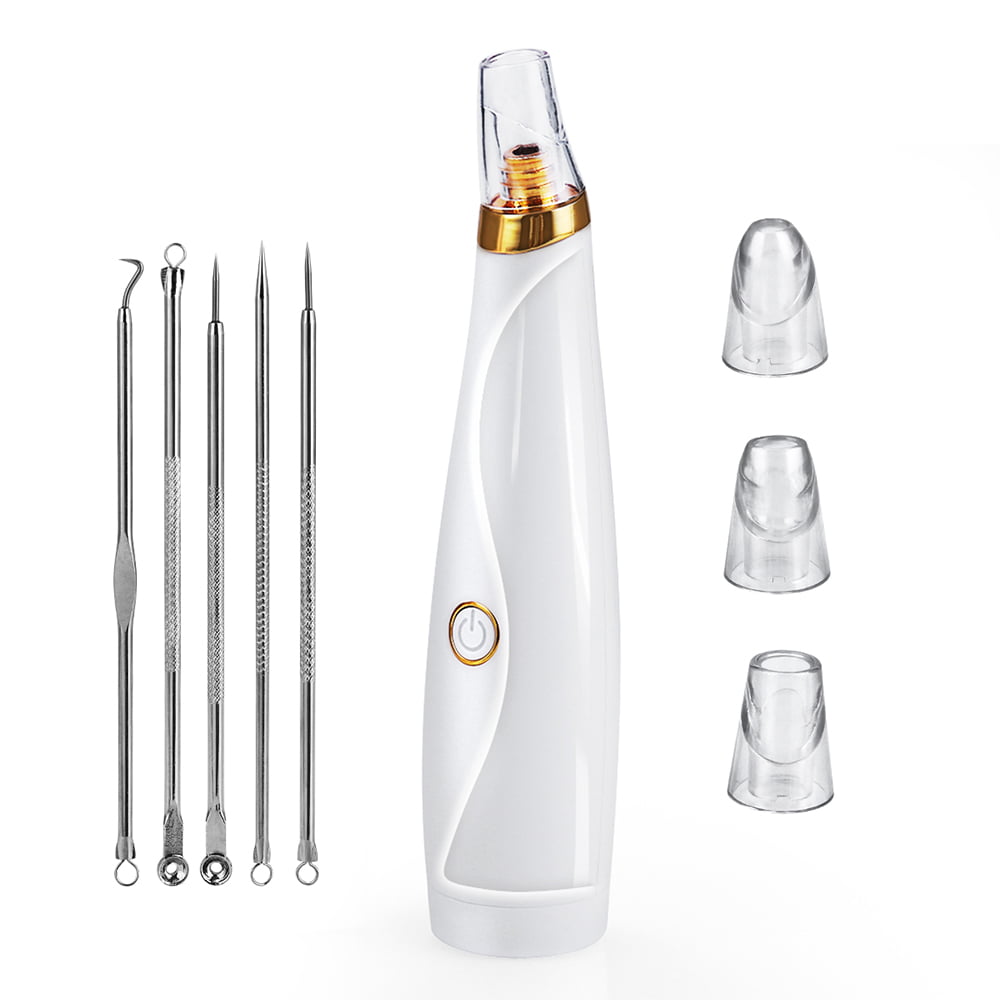 Blackhead Remover Pore Vacuum Pimple Extractor with Curved Acne Removal Kit - image 4 of 4