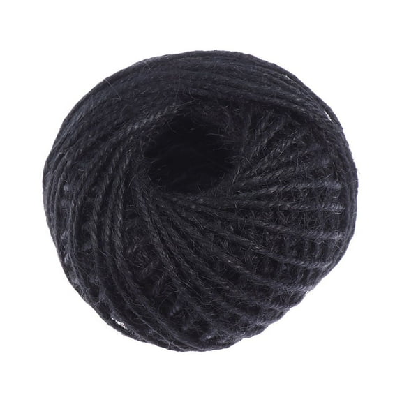 TAILTOSS Durable Black Paper Rope for Household Use Creative Braided Rope for Crafting