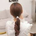 thumbnail image 4 of 12Pcs Women Girls Hair Ties, Fashion Casual Cute Bow Faux Pearl Elastic Cloth Band Hair Rope Headband Ponytail Holder Hair Accessories Headdress, 4 of 8