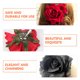 thumbnail image 3 of 10 piezas de pinzas para el pelo con forma de rosa, para playa, para novias y bodas., 3 of 6