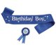 thumbnail image 1 of 2pcs Birthday Party Sash with 2 Badges Decorative Shoulder Strap Party Supply, 1 of 4