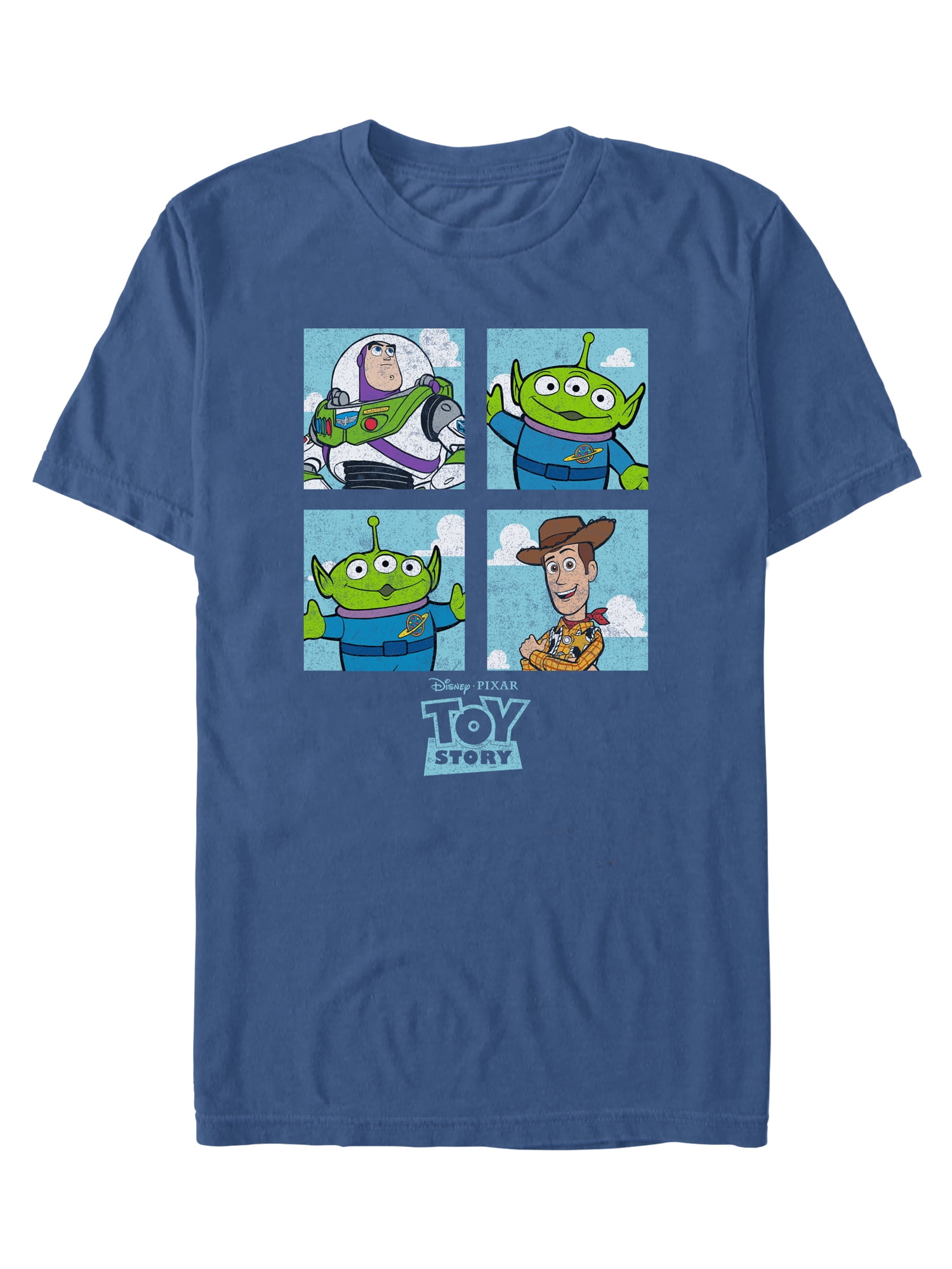 Toy Story, Men's & Big Men's Graphic Tee, Four Box, Sizes S-3XL