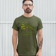 thumbnail image 3 of Tee Hunt T-Rex Hates Christmas T-Shirt Funny Dinosaur Xmas Eve Festive Men's Tee, Military Green, 3X-Large, 3 of 5