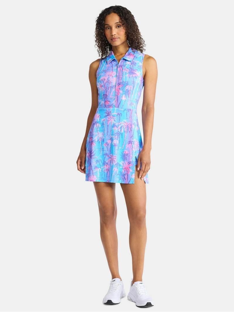 Birdie Bound Women's Sleeveless Polo Dress, Sizes XS-XXL