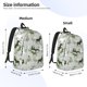 thumbnail image 2 of Balery green plaid Moose tree Mochila Clásica Impresa Básica para Viaje, Mochila Escolar Resistente al Agua, Mochila de Lona con Correas Ajustables-Small, 2 of 5