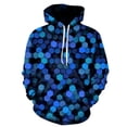 thumbnail image 3 of Hole Pattern Personality Creative 3D Printing Men's Hooded Sweatshirt Autumn and Winter Colorful Fashion Pullover Hoodie, 3 of 4