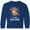 Royal Bue, variant on Inktastic Happy New Year Cute Ox Long Sleeve Youth T-Shirt