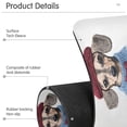 thumbnail image 4 of Yayeee Faucet Mat for Kitchen Sink 30" Diatomite Long Splash Guard Pad, Gray Cute Dog Artist, 2 Pack, 4 of 7