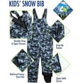 thumbnail image 2 of Arctic Hero Kids' Snow Bib - Boys' and Girls' Insulated Waterproof Ski Pants Overalls (2T-18), 2 of 8
