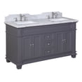 thumbnail image 2 of Kitchen Bath Collection Elizabeth 60'' Double Bathroom Vanity Set, 2 of 5
