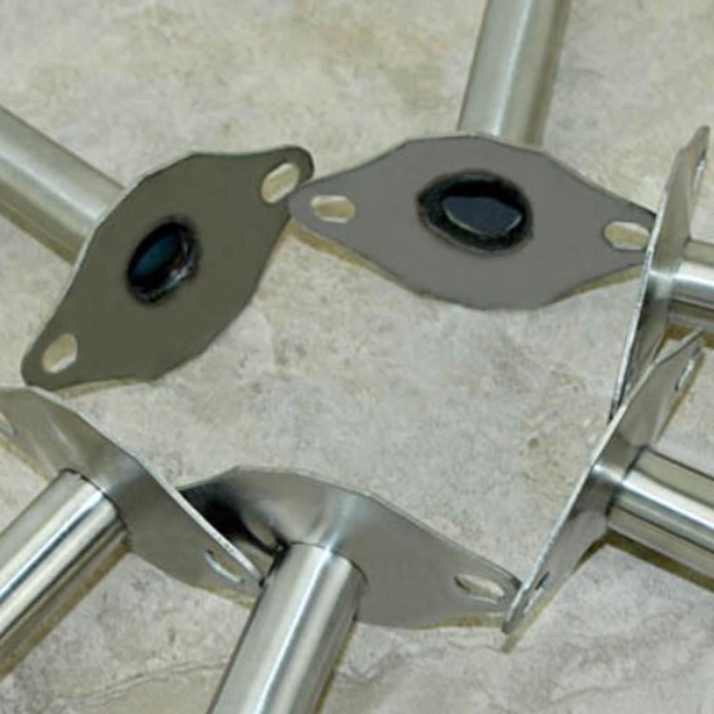 Axioma 4x Pack of 2 Stainless Steel Wardrobe Lever Wall Mounted Support Ceiling-Mount Bracket Rod Holder Support Hanger