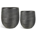 thumbnail image 1 of Worth 12" Round Planter, Lightweight Magnesium Oxide Cement Plant Pot, Grey, 1 of 11