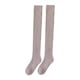 thumbnail image 5 of Par de medias largas de invierno de 50 cm, accesorios para disfraces, suaves y cómodos calentadores de piernas sobre la , calcetines altos para , Gris claro BLESIY Medias largas hasta la rodilla, 5 of 8