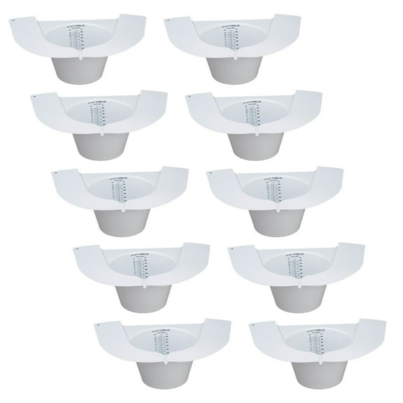 Sinyiin Urine hat for Toilets Senior Women Health Aid Ergonomical Urine hat set 10pcs