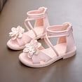 thumbnail image 6 of Staki Girls Sandals Kids Hiking Sport Sandals Walking Sandals for Girls , Comfortable Soft Water Sandals for Summer Outdoor Footbed Schools Play Shoes(Pink,1.5 Big Kid), 6 of 9